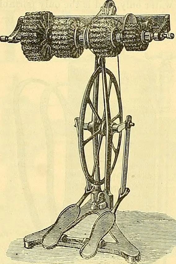 An illustration from Sewing machine gazette, 1874, leaf 209