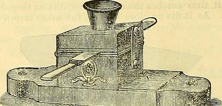 An illustration from Sewing machine gazette, 1874, leaf 209