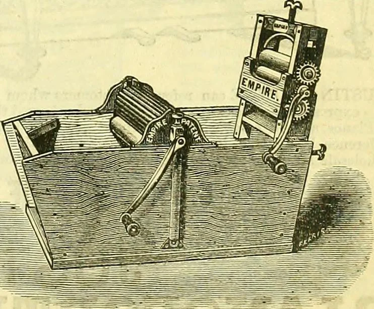 An illustration from Sewing machine gazette, 1874, leaf 266