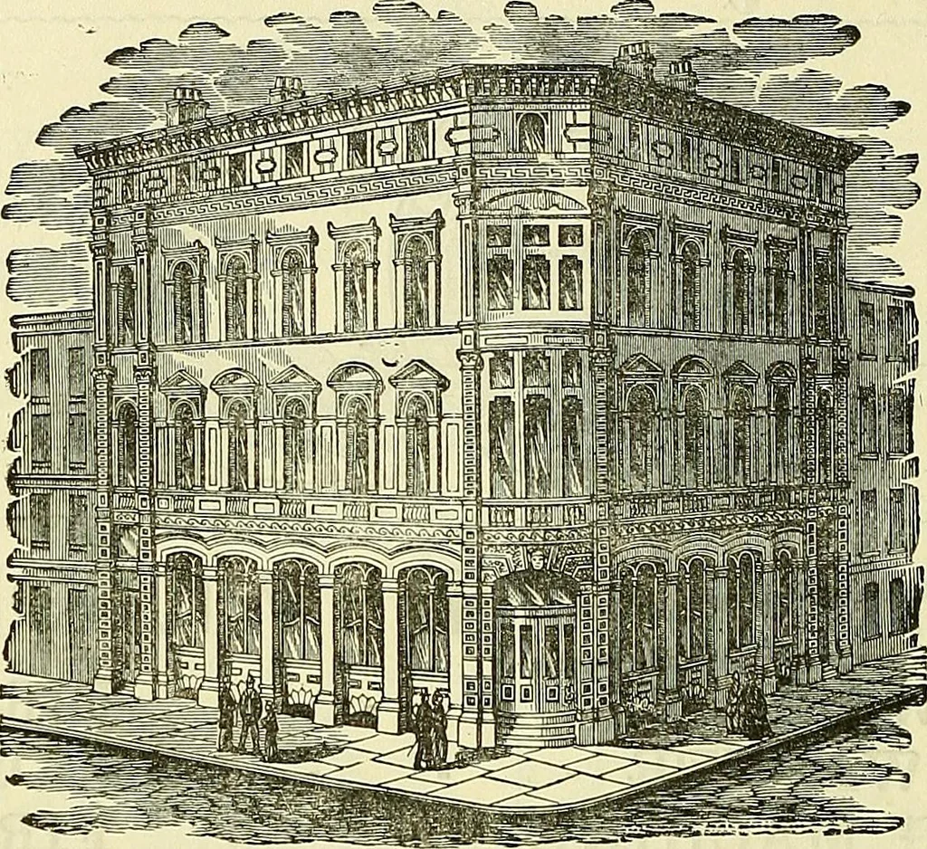 An illustration from Sewing machine gazette, 1874, leaf 287