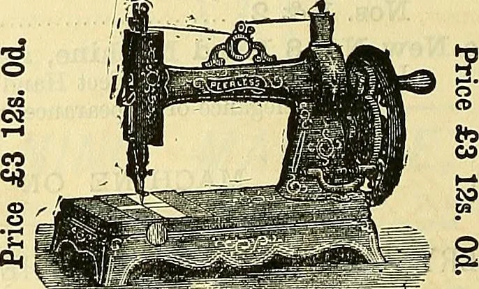 An illustration from Sewing machine gazette, 1874, leaf 323