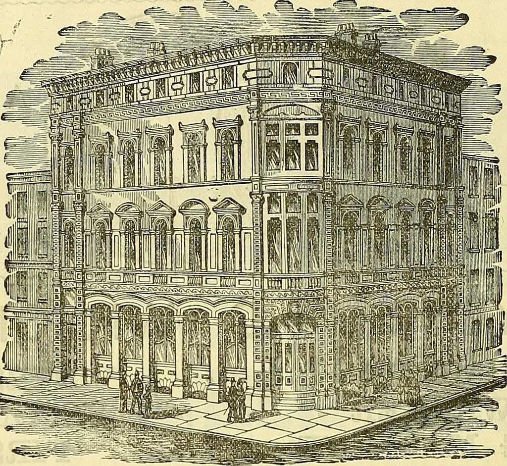 An illustration from Sewing machine gazette, 1874, leaf 329