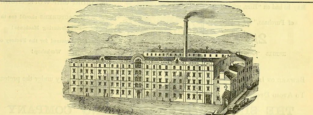 An illustration from Sewing machine gazette, 1874, leaf 332