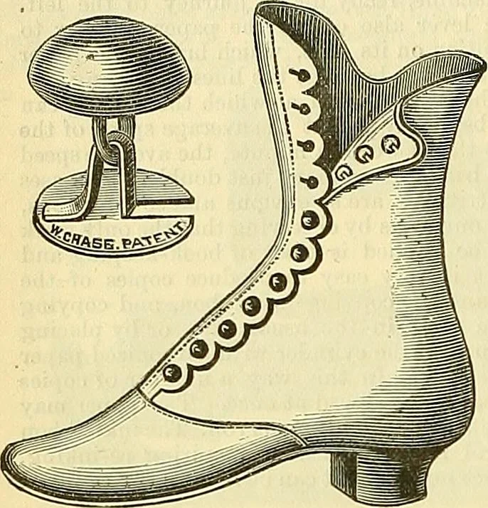 An illustration from Sewing machine gazette, 1874, leaf 345