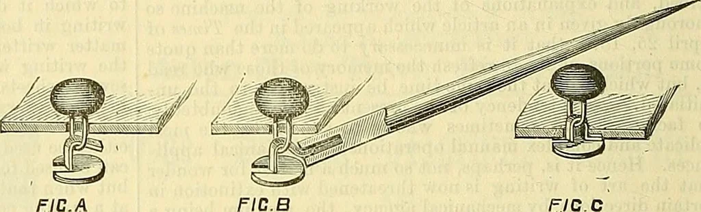 An illustration from Sewing machine gazette, 1874, leaf 345