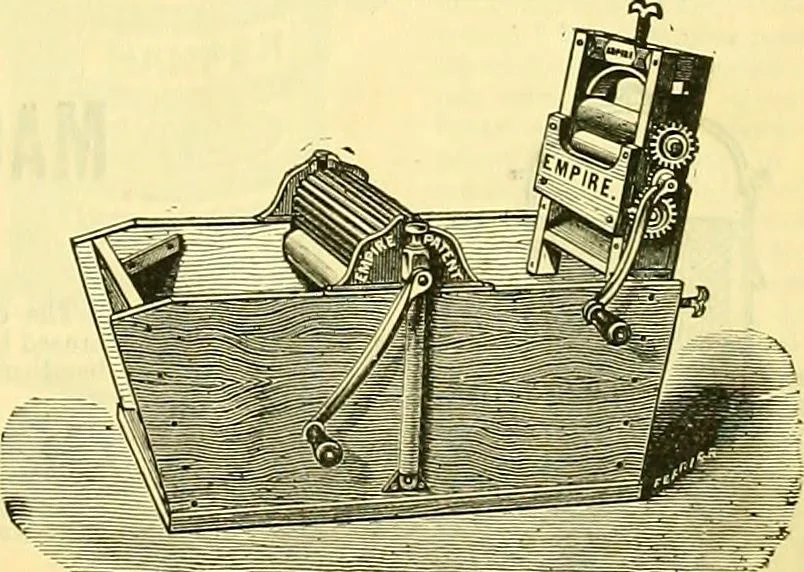 An illustration from Sewing machine gazette, 1874, leaf 352
