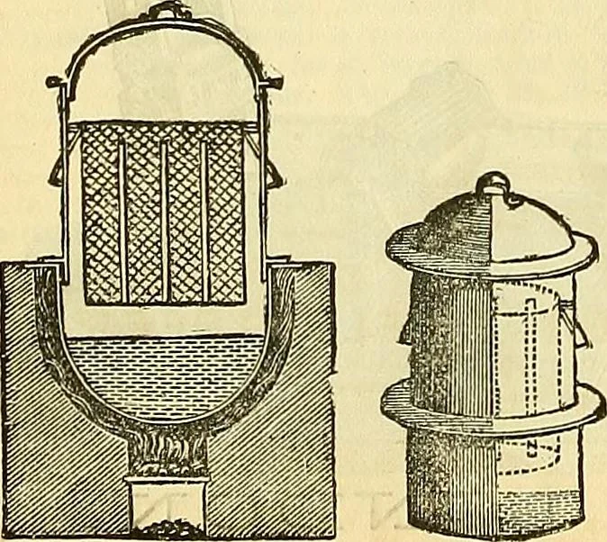 An illustration from Sewing machine gazette, 1874, leaf 353