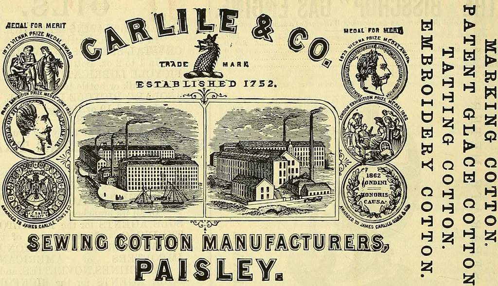 An illustration from Sewing machine gazette, 1874, leaf 355