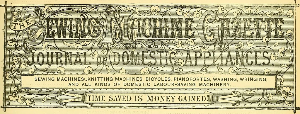 An illustration from Sewing machine gazette, 1874, leaf 362