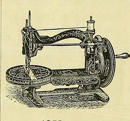 An illustration from Sewing machine gazette, 1874, leaf 367