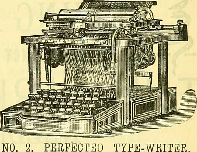 An illustration from Sewing machine gazette, 1874, leaf 394