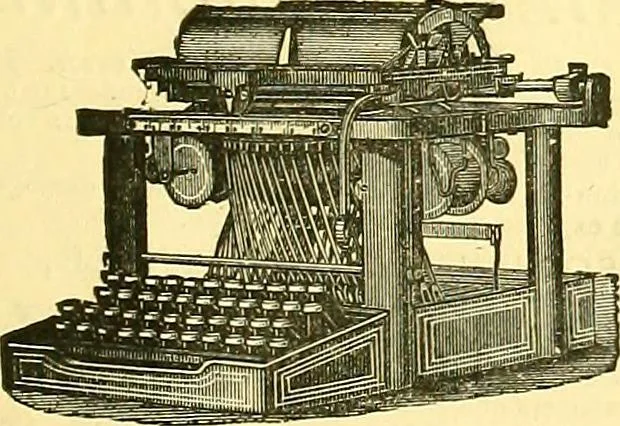An illustration from Sewing machine gazette, 1874, leaf 404