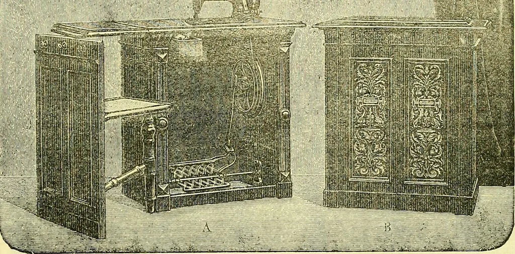 An illustration from Sewing machine gazette, 1874, leaf 416
