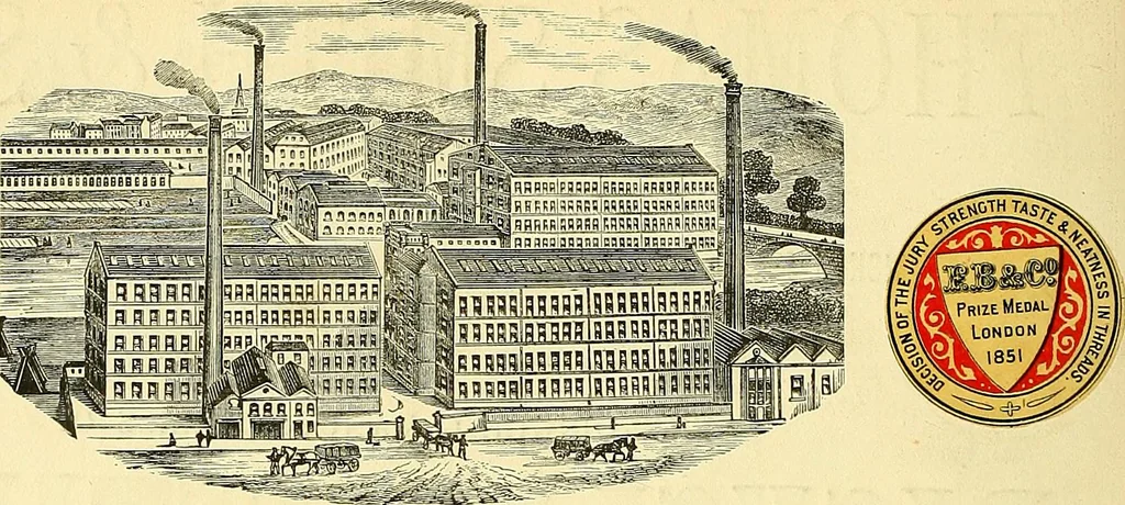 An illustration from Sewing machine gazette, 1874, leaf 443