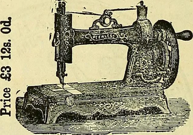 An illustration from Sewing machine gazette, 1874, leaf 451