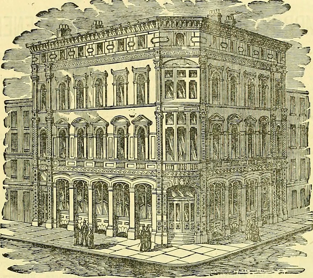 An illustration from Sewing machine gazette, 1874, leaf 460