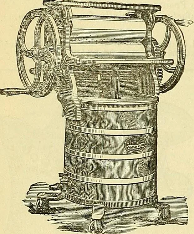 An illustration from Sewing machine gazette, 1874, leaf 463