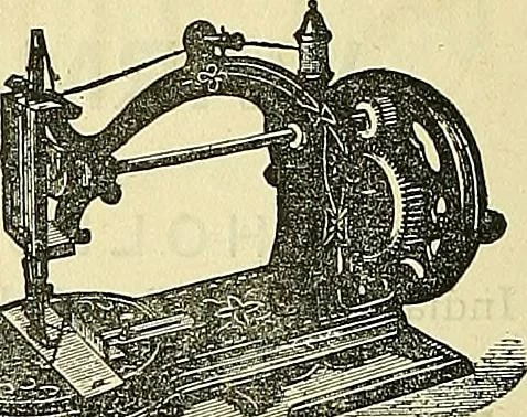 An illustration from Sewing machine gazette, 1874, leaf 481