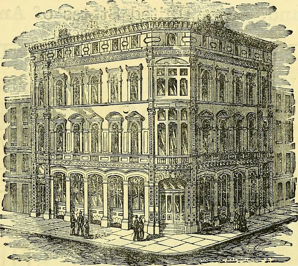 An illustration from Sewing machine gazette, 1874, leaf 492