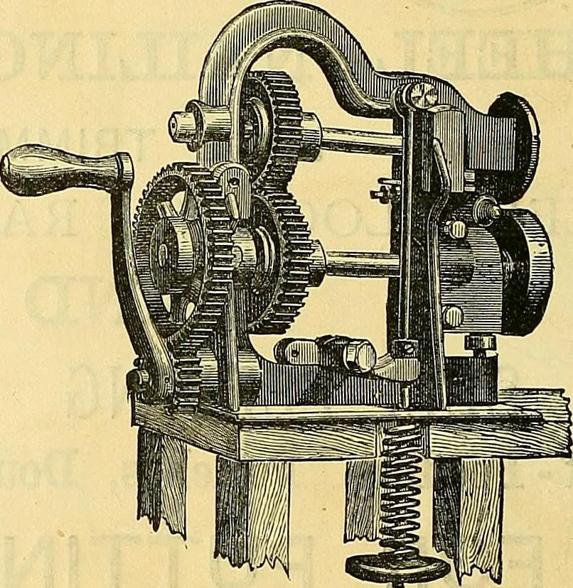 An illustration from Sewing machine gazette, 1874, leaf 51