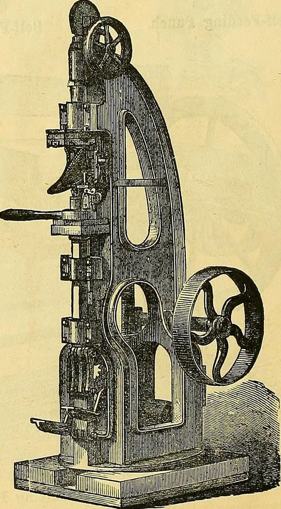 An illustration from Sewing machine gazette, 1874, leaf 53