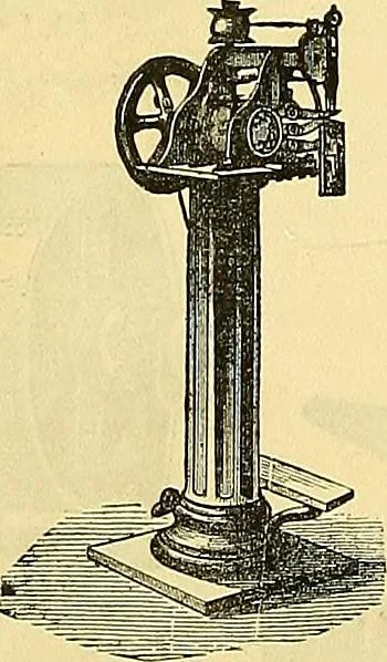 An illustration from Sewing machine gazette, 1874, leaf 53