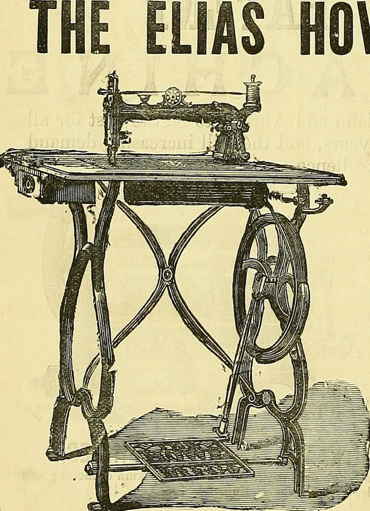 An illustration from Sewing machine gazette, 1874, leaf 73