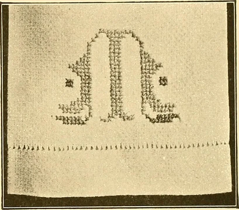 An illustration from Sewing and textiles;, 1921, leaf 100