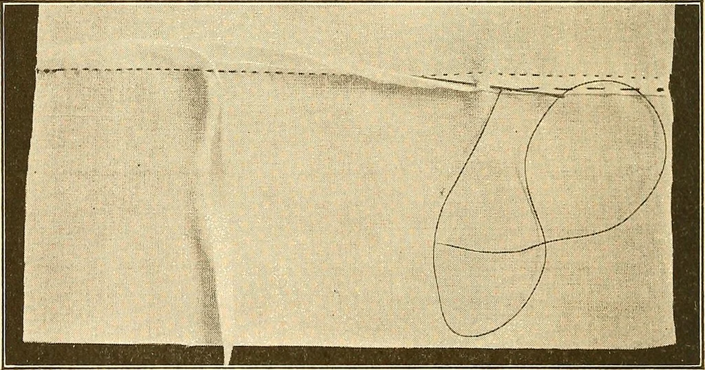 An illustration from Sewing and textiles;, 1921, leaf 107