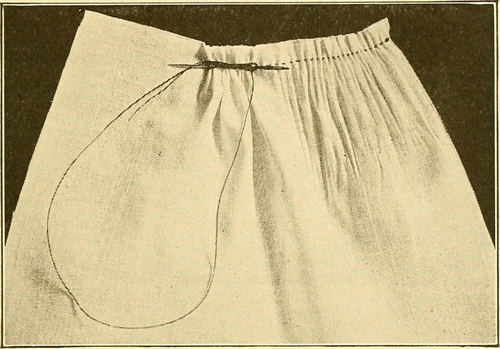 An illustration from Sewing and textiles;, 1921, leaf 34