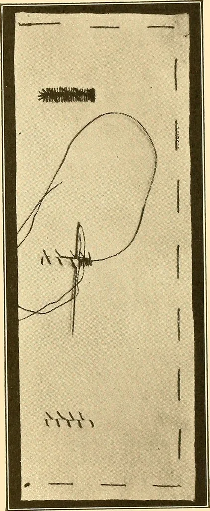An illustration from Sewing and textiles;, 1921, leaf 48