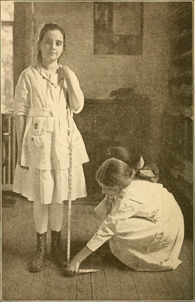 An illustration from Sewing and textiles;, 1921, leaf 7