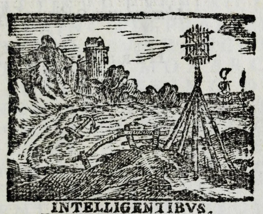 An illustration from Sex. Aurelii Victoria Historiae Romanae breviarium, cum Schotti, Machanei, Vineti, Lipsii, Casauboni, Gruteri &c. integris notis, 1670, leaf 11