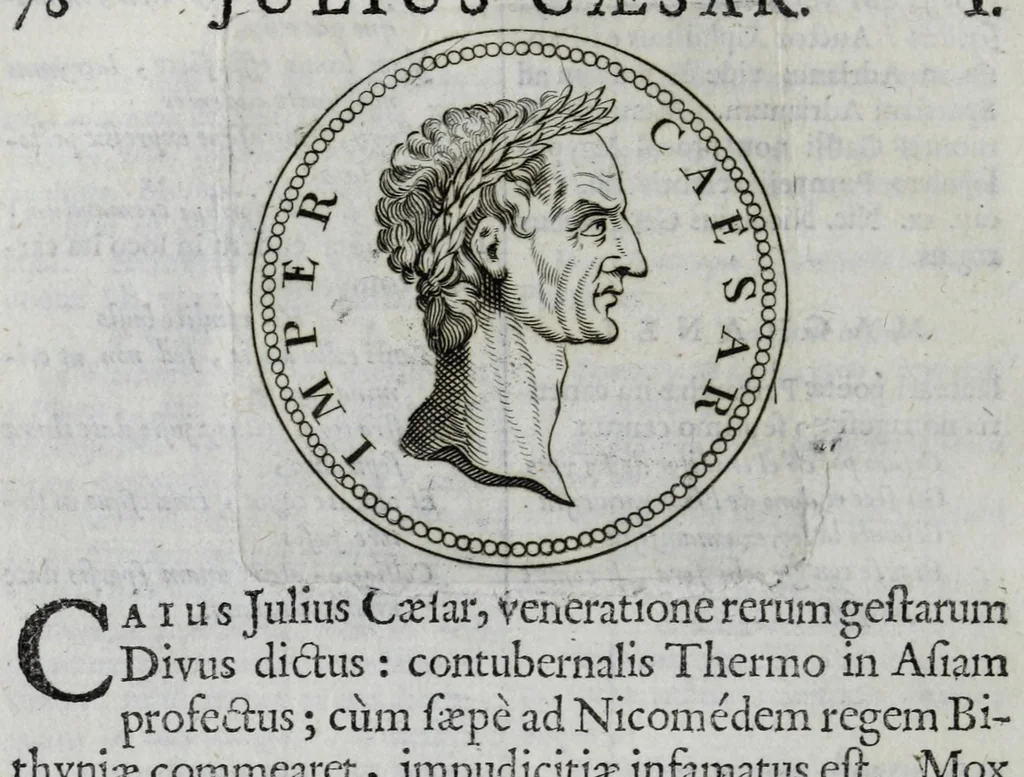 An illustration from Sex. Aurelii Victoria Historiae Romanae breviarium, cum Schotti, Machanei, Vineti, Lipsii, Casauboni, Gruteri &c. integris notis, 1670, leaf 234