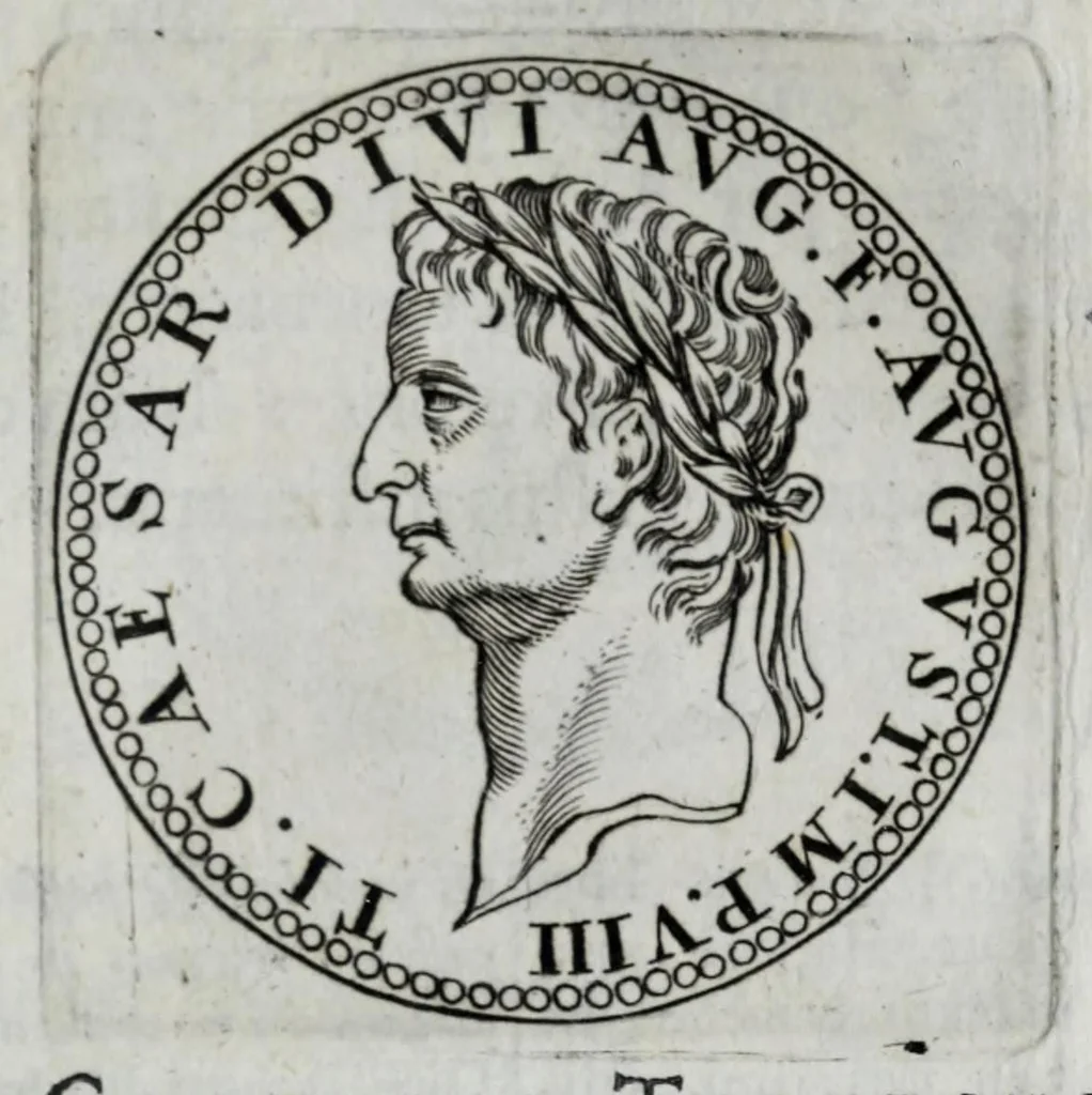 An illustration from Sex. Aurelii Victoria Historiae Romanae breviarium, cum Schotti, Machanei, Vineti, Lipsii, Casauboni, Gruteri &c. integris notis, 1670, leaf 253