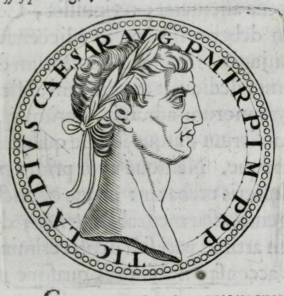 An illustration from Sex. Aurelii Victoria Historiae Romanae breviarium, cum Schotti, Machanei, Vineti, Lipsii, Casauboni, Gruteri &c. integris notis, 1670, leaf 259