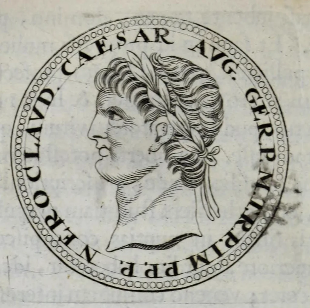 An illustration from Sex. Aurelii Victoria Historiae Romanae breviarium, cum Schotti, Machanei, Vineti, Lipsii, Casauboni, Gruteri &c. integris notis, 1670, leaf 262