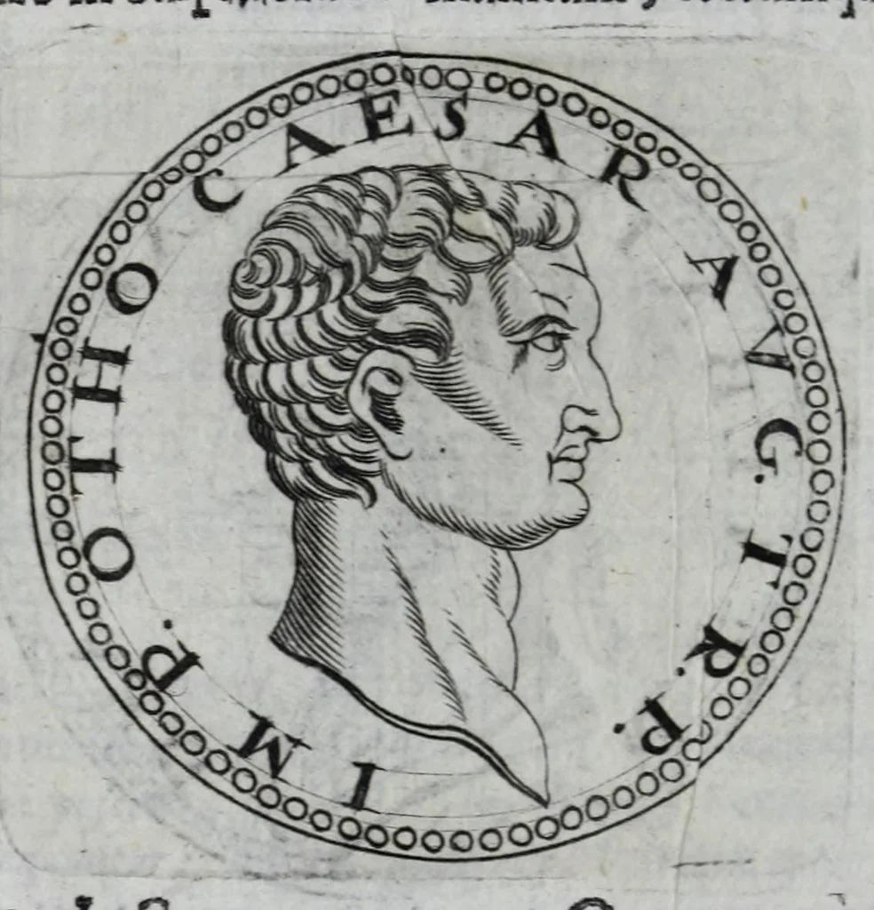 An illustration from Sex. Aurelii Victoria Historiae Romanae breviarium, cum Schotti, Machanei, Vineti, Lipsii, Casauboni, Gruteri &c. integris notis, 1670, leaf 266