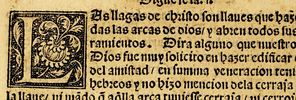 An illustration from Sexta parte del Abecedario espiritual, 1554, leaf 128