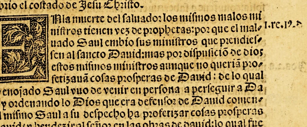 An illustration from Sexta parte del Abecedario espiritual, 1554, leaf 57