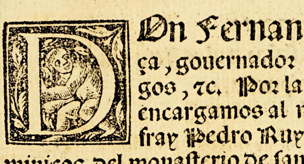 An illustration from Sexta parte del Abecedario espiritual, 1554, leaf 9