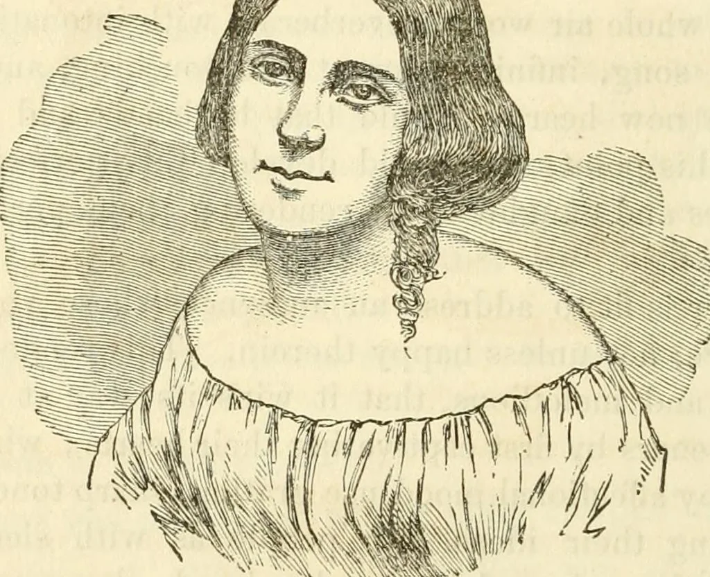 An illustration from Sexual science : including manhood, womanhood, and their mutual interrelations ; love, its laws, power etc. ... as taught by phrenolog, 1870, leaf 221