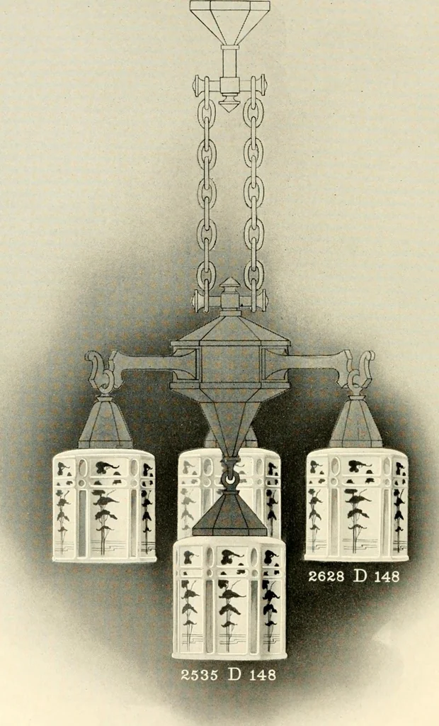An illustration from Shades and globes : catalogue number 42 / Macbeth-Evans Glass Company, 1912, leaf 101