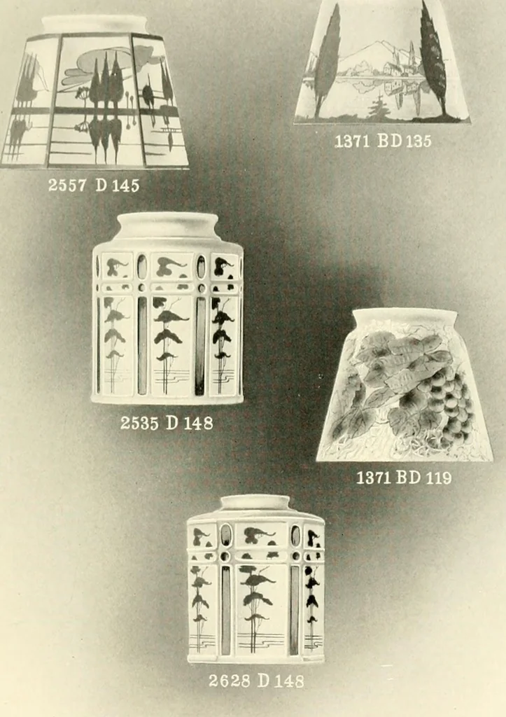 An illustration from Shades and globes : catalogue number 42 / Macbeth-Evans Glass Company, 1912, leaf 102