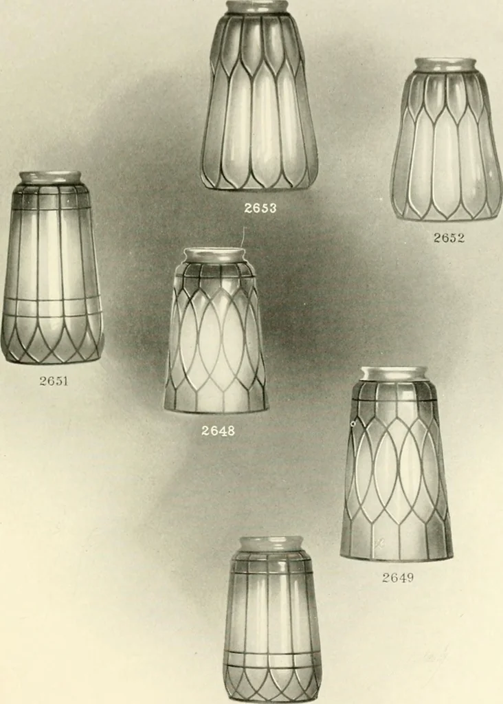 An illustration from Shades and globes : catalogue number 42 / Macbeth-Evans Glass Company, 1912, leaf 12