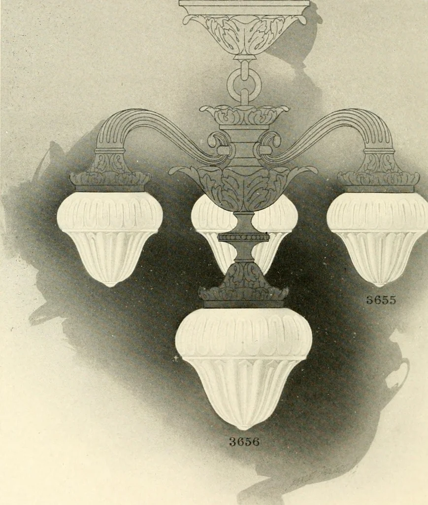 An illustration from Shades and globes : catalogue number 42 / Macbeth-Evans Glass Company, 1912, leaf 25