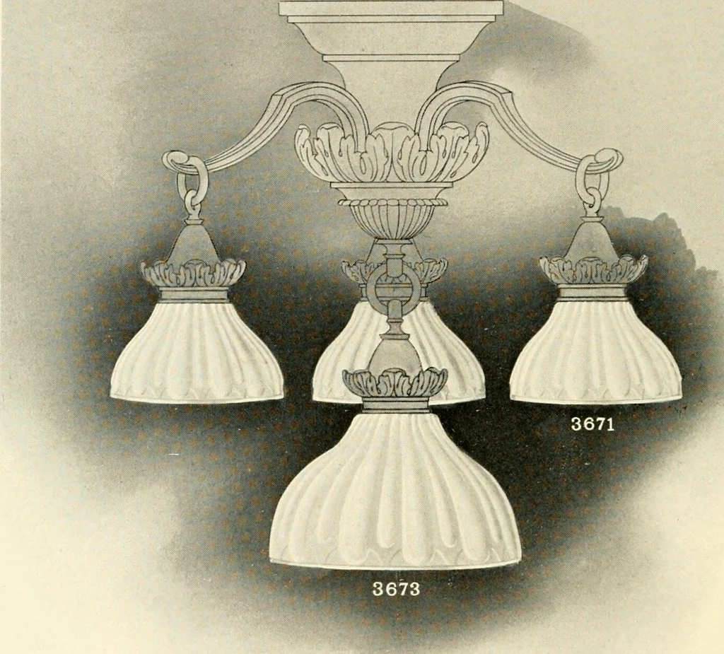 An illustration from Shades and globes : catalogue number 42 / Macbeth-Evans Glass Company, 1912, leaf 39