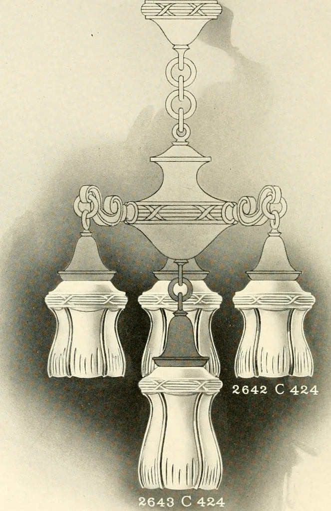 An illustration from Shades and globes : catalogue number 42 / Macbeth-Evans Glass Company, 1912, leaf 43