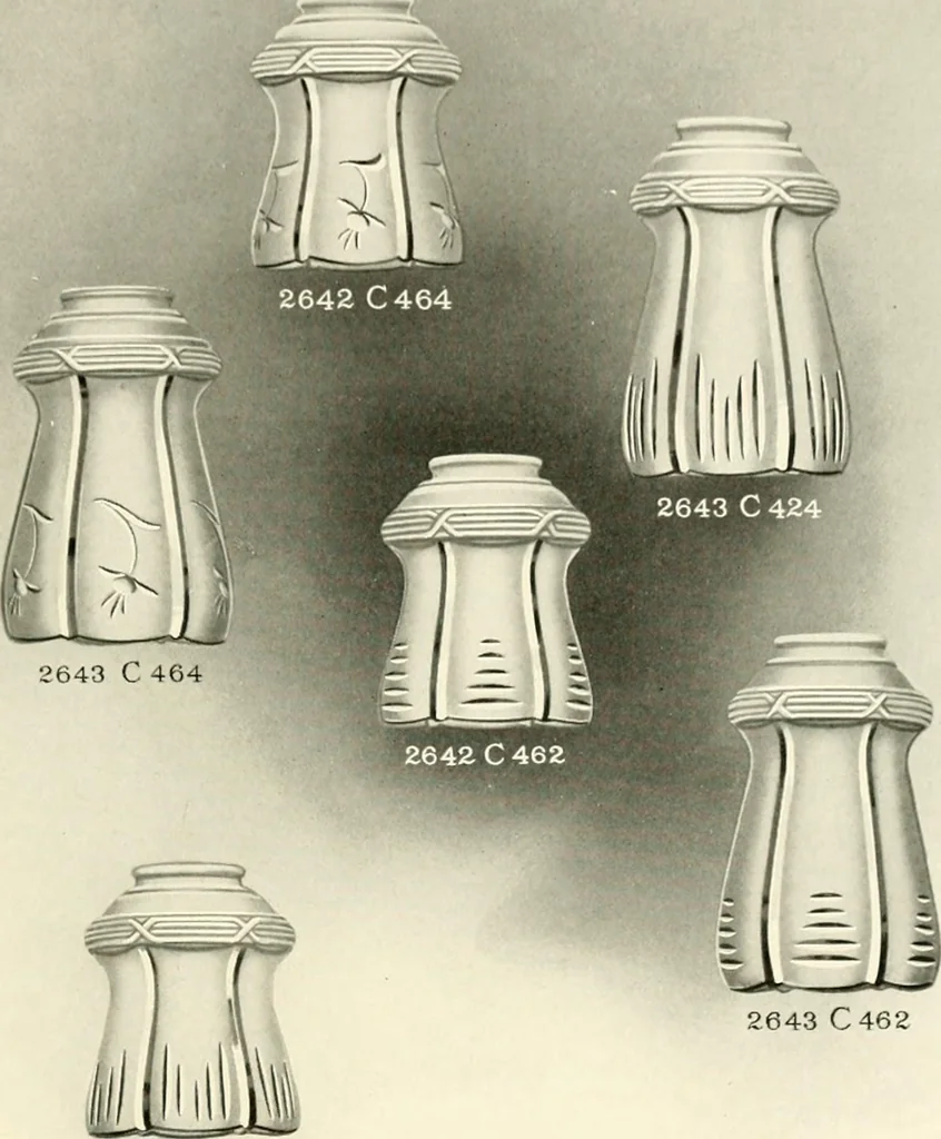 An illustration from Shades and globes : catalogue number 42 / Macbeth-Evans Glass Company, 1912, leaf 44