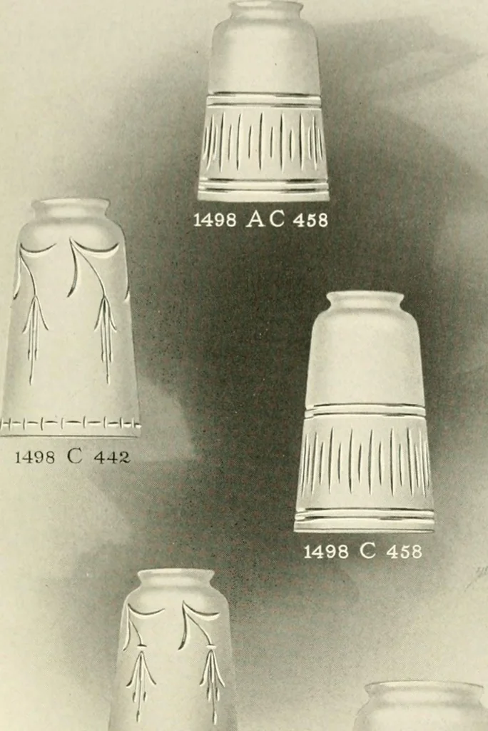 An illustration from Shades and globes : catalogue number 42 / Macbeth-Evans Glass Company, 1912, leaf 46
